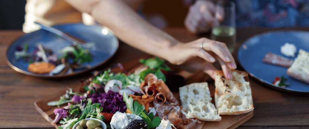 Table of food